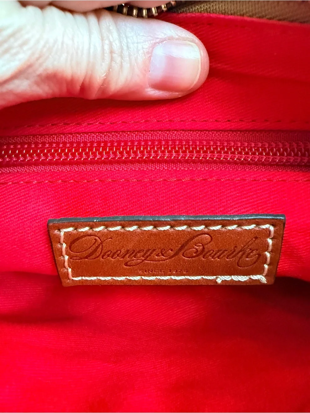 Dooney & Bourke | Florentine Rosy Crossbody Bag in Chestnut Brown Leather